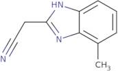 2-(4-methyl-1H-1,3-benzodiazol-2-yl)acetonitrile