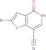 2-Bromo-4-oxo-4H,5H-thieno[3,2-c]pyridine-7-carbonitrile