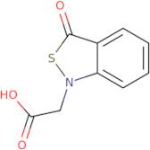2-(3-Oxo-1,3-dihydro-2,1-benzothiazol-1-yl)acetic acid
