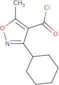 3-Cyclohexyl-5-methylisoxazole-4-carbonyl chloride