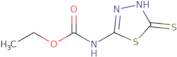 Ethyl N-(5-sulfanyl-1,3,4-thiadiazol-2-yl)carbamate