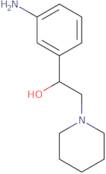 1-(3-Aminophenyl)-2-(piperidin-1-yl)ethan-1-ol