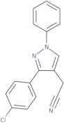 2-[3-(4-Chlorophenyl)-1-phenyl-1H-pyrazol-4-yl]acetonitrile