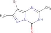 8-Bromo-2,7-dimethyl-3H-pyrazolo[1,5-a][1,3,5]triazin-4-one