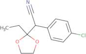 α-(4-Chlorophenyl)-2-ethyl-1,3-dioxolane-2-acetonitrile