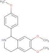 6,7-dimethoxy-1-(4-methoxyphenyl)-1,2,3,4-tetrahydroisoquinoline