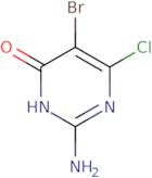 2-Amino-5-bromo-6-chloropyrimidin-4(1H)-one