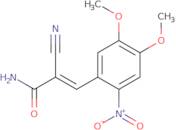 (2E)-2-cyano-3-(4,5-dimethoxy-2-nitrophenyl)prop-2-enamide