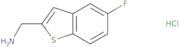 (5-Fluoro-1-benzothiophen-2-yl)methanamine hydrochloride