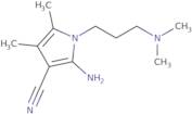 2-Amino-1-[3-(dimethylamino)propyl]-4,5-dimethyl-1H-pyrrole-3-carbonitrile