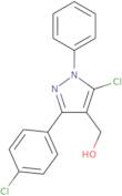 [5-Chloro-3-(4-chloro-phenyl)-1-phenyl-1H-pyrazol-4-yl]-methanol