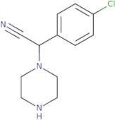 2-(4-Chlorophenyl)-2-(piperazin-1-yl)acetonitrile