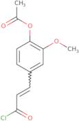 (2E)-3-[4-(Acetyloxy)-3-methoxyphenyl]-2-propenoyl chloride