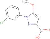 1-(3-Chlorophenyl)-5-methoxy-1H-pyrazole-3-carboxylic acid