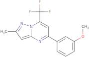 5-(3-Methoxyphenyl)-2-methyl-7-(trifluoromethyl)pyrazolo[1,5-a]pyrimidine