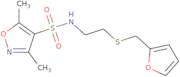 N-{2-[(Fur-2-ylmethyl)thio]ethyl}-3,5-dimethylisoxazole-4-sulfonamide