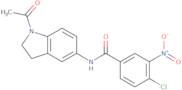 N1-(1-Acetyl-2,3-dihydro-1H-indol-5-yl)-4-chloro-3-nitrobenzamide