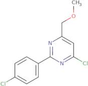 4-Chloro-2-(4-chlorophenyl)-6-(methoxymethyl)pyrimidine