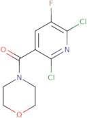 (2,6-Dichloro-5-fluoropyridin-3-yl)(morpholino)methanone