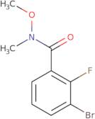 3-bromo-2-fluoro-N-methoxy-N-methylbenzamide