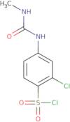 2-Chloro-4-(3-methyl-ureido)-benzenesulfonyl chloride