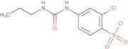 2-Chloro-4-(3-propylureido)benzenesulfonyl chloride