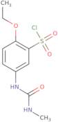 2-Ethoxy-5-(3-methyl-ureido)-benzenesulfonyl chloride