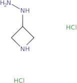 1-(azetidin-3-yl)hydrazine 2hcl