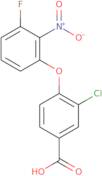 3-Chloro-4-(3-fluoro-2-nitrophenoxy)benzoic acid