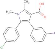 5-(4-Chlorophenyl)-4-(3-iodophenyl)-1,2-dimethylpyrrole-3-carboxylic acid