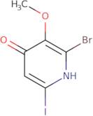 2-Bromo-6-iodo-3-methoxypyridin-4-ol