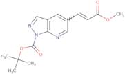 (E)-tert-Butyl 5-(3-methoxy-3-oxoprop-1-en-1-yl)-1H-pyrazolo[3,4-b]pyridine-1-carboxylate