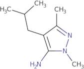 1,3-Dimethyl-4-(2-methylpropyl)-1H-pyrazol-5-amine