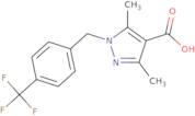 1-[4-(Trifluoromethyl)benzyl]-3,5-dimethyl-1H-pyrazole-4-carboxylic acid