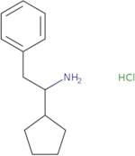 1-Cyclopentyl-2-phenylethan-1-amine hydrochloride