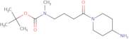 tert-Butyl N-[4-(4-aminopiperidin-1-yl)-4-oxobutyl]-N-methylcarbamate