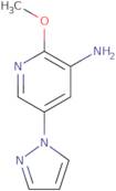 2-Methoxy-5-(1H-pyrazol-1-yl)pyridin-3-amine