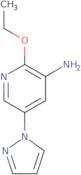 2-Ethoxy-5-(1H-pyrazol-1-yl)pyridin-3-amine