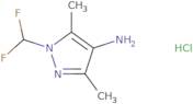 1-(Difluoromethyl)-3,5-dimethyl-1H-pyrazol-4-amine hydrochloride