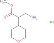 Methyl 3-amino-2-(oxan-4-yl)propanoate hydrochloride