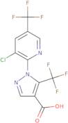 1-[3-Chloro-5-(trifluoromethyl)pyridin-2-yl]-5-(trifluoromethyl)-1H-pyrazole-4-carboxylic acid