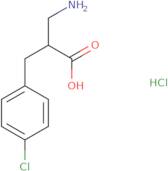 3-Amino-2-[(4-chlorophenyl)methyl]propanoic acid hydrochloride