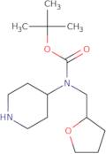 tert-ButylN-(oxolan-2-ylmethyl)-N-(piperidin-4-yl)carbamate