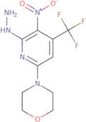 6-Morpholin-4-yl-3-nitro-4-(trifluoromethyl)-pyridin-2-ylhydrazine