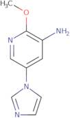 5-(1H-Imidazol-1-yl)-2-methoxypyridin-3-amine