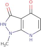 1-Methyl-1H,2H,3H,4H,7H-pyrazolo[3,4-b]pyridine-3,4-dione