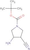 tert-Butyl 3-amino-4-cyanopyrrolidine-1-carboxylate