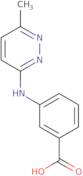 3-[(6-Methylpyridazin-3-yl)amino]benzoic acid