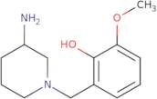 2-[(3-Aminopiperidin-1-yl)methyl]-6-methoxyphenol