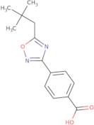 4-[5-(2,2-Dimethylpropyl)-1,2,4-oxadiazol-3-yl]benzoic acid